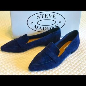 Steve Madden Navy Suede Shoes